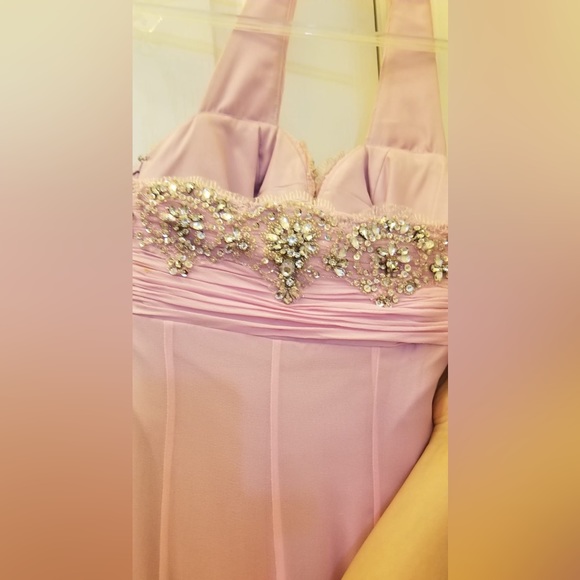 Basix II 100% Silk Long Evening Gown. - Picture 7 of 7